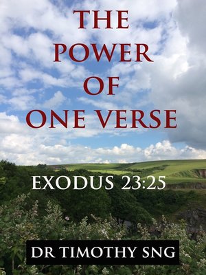 cover image of The Power of One Verse Exodus 23
